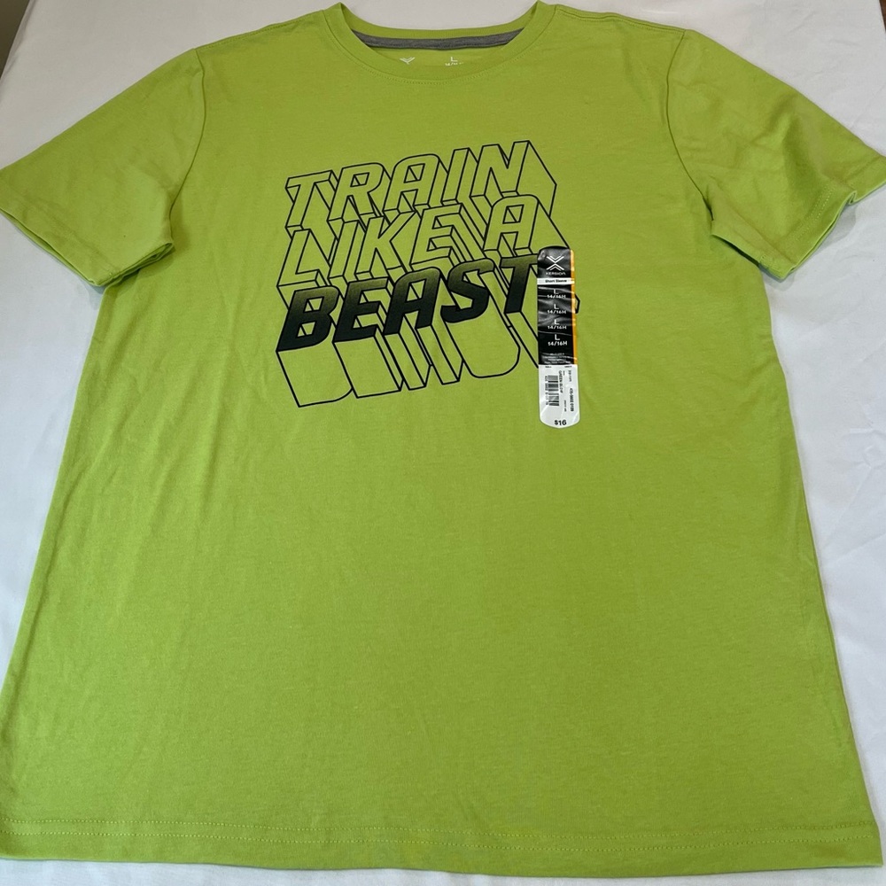 Xersion Lime Graphic Tee - Train Like a Beast
